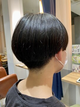 リベア トウキョウ 東大島店(Rever Tokyo) ショートグラ/テラコッタ/刈り上げ/くすみブルー/東大島