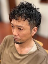 スカイ 亀戸店 (sky)&nbsp;ハイライト/マッシュパーマ/アッシュブラック<理容室>[亀戸]