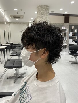 エース 間明店(A) スパイラルパーマウルフ