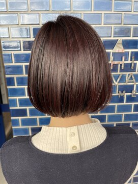 ラシンバン ラメール(LASHINVAN LAMER) 赤み系カラー×ボブ