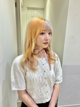 コル(CoL) ホワイトベージュ×パステルオレンジ