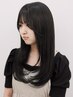 【柔らかい地毛風ストレート】質感再整トリートメントストレート＋カット