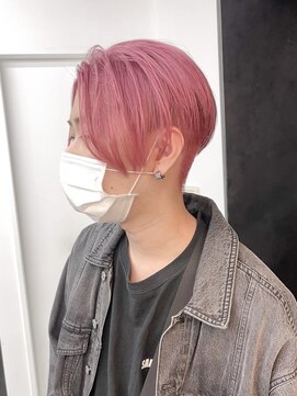 ギークス(GEEKS) 【GEEKS渋谷】メンズハイトーン/秋冬カラー/ピンク/マッシュヘア