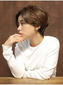 前髪長めショート