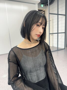 ロンドカスティーヨ 四日市(Lond castillo) 【futaba】切りっぱなしボブ/黒髪ボブ