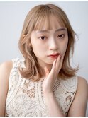 大人可愛いくびれ切りっぱなしボブ