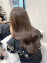 レア 表参道(L'ea)&nbsp;ミディアムヘア暗めカラーグランマッシュデザインカラー