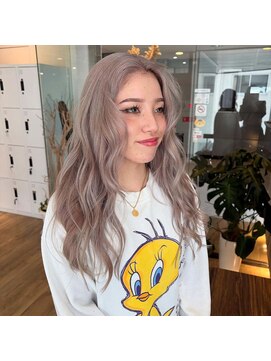 エヌプラス(N+) ホワイトグレージュミニウルフチェリーブラウンデジタルパーマ