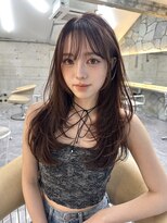 サイン 表参道(SIGN) 韓国ヘアーハッシュカットレイヤーカットグレージュブリーチ無し