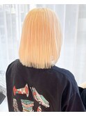 10代20代ブロンドヘアハイトーン