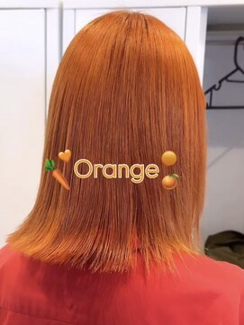 モレッティウィズリゴヘアー(Moretti with RIGO hair) ♪夏！！オレンジ！