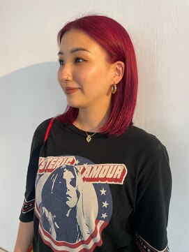 ナツ(Natu.) 落ちるred×ぷつっとbob☆彡/友菜