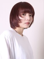 ヨファヘアー 岡本店(YOFA hair)&nbsp;30代40代50代似合わせカットデザインカラーレイヤーボブ1004