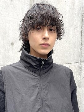 グリーン 登戸(green) 【green登戸】メンズマッシュウルフパーマ