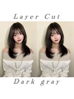 シュガー(Sugar)&nbsp;レイヤーカット/ワンホンヘア/韓国ヘア/顔まわり/大阪/梅田