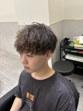 ビカムメンズヘアー 栄店(become men's hair) ブラウンシャドウパーマ