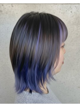 アンドモア(and MORE) Wカラーバイオレット
