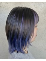 アンドモア(and MORE) Wカラーバイオレット