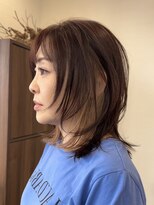 リベストバイジェービー 稲毛(li best. byjb)&nbsp;ダークアッシュ/大人ガーリー/似合わせカット[稲毛/白髪ぼかし]