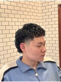 マレット×パーマ
