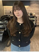 りしゅ 富雄店(RicHE TOMIO) グレージュ×レイヤーカット/ブリーチなしダブルカラー