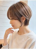 白髪ぼかしハイライト＋カット +髪質改善トリートメント