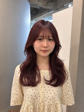 カノエ(canoe) ワインレッド×韓国巻き