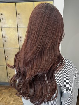 ヘアーアイスカルテット(HAIR ICI QUARTET) 透明感暖色ブラウン/ブリーチなしカラー/顔周りレイヤー