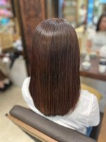 ヘアリゾート粋 ティガ 池袋店(tiga)&nbsp;ストレートヘア/ナチュラルブラウン/艶髪