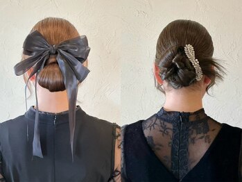 Hair Park klaver【ヘアパーククレイヴァ】の写真/【結婚式お呼ばれ/特別な日】ふわふわガーリー～タイトアレンジまで！可愛いトレンド編み下ろしが得意♪