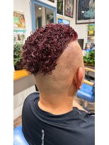 フェリセスアットヘア(Felices at Hair) ツーブロック×ハードパーマ メンズスタイル