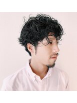 ネウィ 宮崎店(newi)&nbsp;黒髪の立体カール♪メンズショート