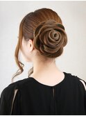【ヘアセット専門店Mature】バラ編みこみ♪