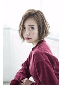 【mielhair新宿】ラフさと甘さが可愛い小顔ボブ 似合わせカット