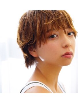 ネオリーブアーチ 武蔵小山店(Neolive arch) ＊。　クールなくせ毛風ショートボブ【neolive　arch】。＊