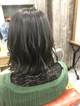 透明感カラー カーキグレー L イズ 札幌店 Is のヘアカタログ ホットペッパービューティー