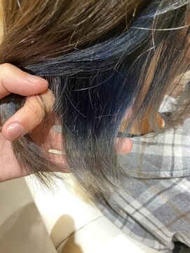 カラリア(COLORIA) 【インナーカラー☆】ブルーグラデーション♪