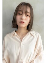 オースティン 門前仲町(AUSTIN)&nbsp;大人かわいい前髪セシルカットココアブラウンフリンジウェーブ