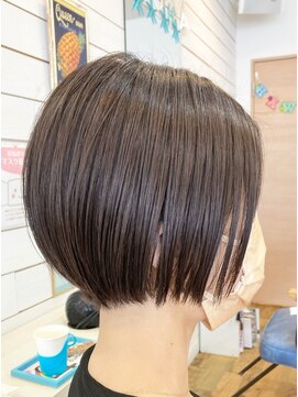 ラニハナクドウ(lanihana.kudo) +＊～ショートボブwithミルキーグレー～＊+