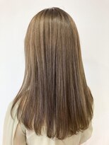 ヘッズ 本八幡店(HEADS)&nbsp;透明感カラー　マロンベージュ　チラ見せカラー