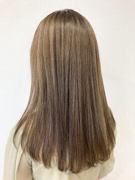 ヘッズ 本八幡店(HEADS) 透明感カラー　マロンベージュ　チラ見せカラー