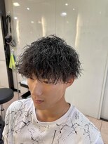 ディスイズバーバー(THIS IS BARBER) 束感ショート ツイスパ　ツーブロック マッシュパーマ【札幌】