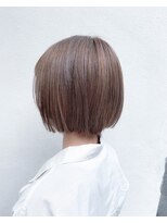 フロート 小阪店(float)&nbsp;ショコラベージュ_マロンベージュ Aラインボブ かきあげ