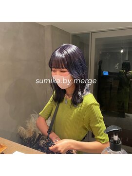 スミカ バイ マージ(Sumika. by merge) 《Sumika. S/S 人気ヘア》ケアブリーチ×オトナラベンダー
