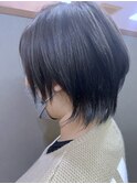 ハイライトにネイビー