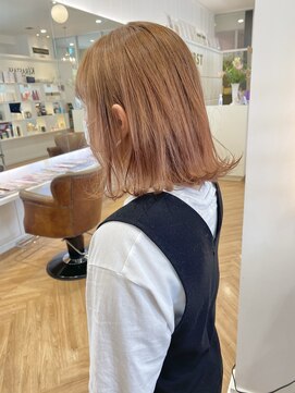 コワファースト させぼ五番街店(COIFF1RST) オレンジ+ベージュ=オランジュ