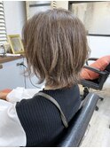 《knit銀座》大人可愛い20代30代40代ショートボブ丸み前下がり