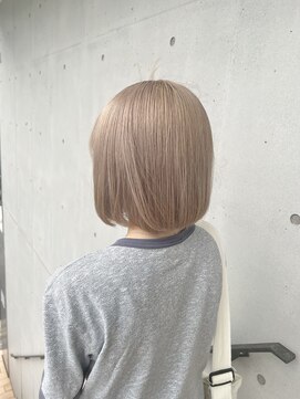 ゲーム 吉祥寺店(GAME) インナーカラー/ダブルカラー/ミルクティーベージュ/ボブ