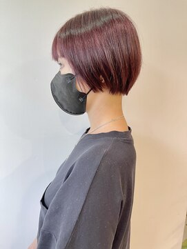 インビテーション 名古屋(invitation) ◎マッシュショート/ピンクバイオレット