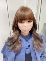 ユーフォリア 渋谷グランデ(Euphoria SHIBUYA GRANDE)&nbsp;ケアwカラーで、透明感ミルクティーカラー♪